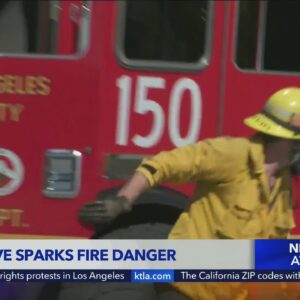Risk of fire increases alongside high temperatures