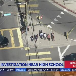 Shooting investigation near Van Nuys school