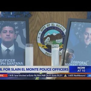 Slain El Monte officers remembered at vigil