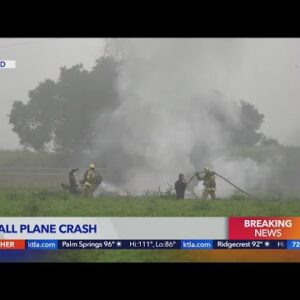 Small plane crashes in Oxnard strawberry field