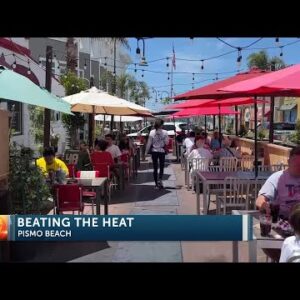 Summer-like weather brings business to Pismo Beach