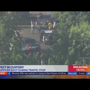 Suspect in custody after CHP officer shot during traffic stop
