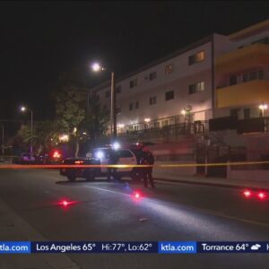 Suspected burglar falls from 2nd-story window in East Hollywood