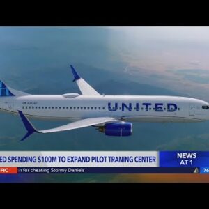 United is spending $100M to expand pilot training center