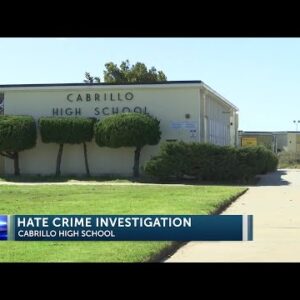 Vandalism at Cabrillo High School now being investigated as hate crime