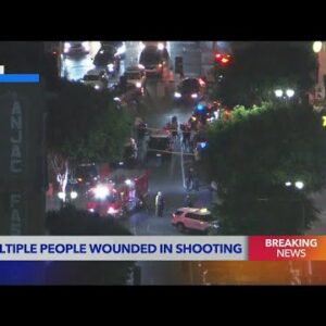 3 shot in downtown Los Angeles