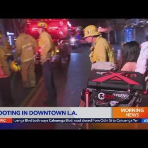 4 shot in downtown L.A. in what might have been random attack: LAPD