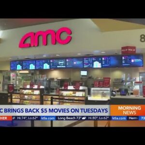 AMC brings back $5 movies on Tuesdays