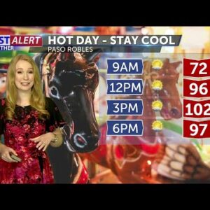 Another warm day on tap with extra cloud cover Wednesday