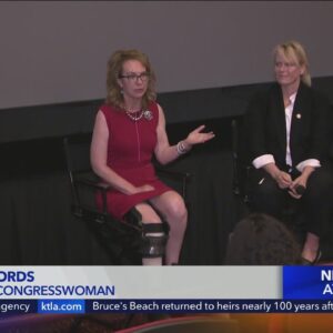 Gabby Giffords speaks in Century City alongside screening of documentary