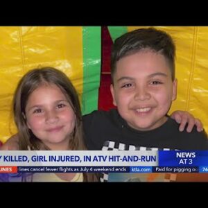 Boy killed, girl injured in ATV hit-and-run