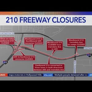 Mini-Carmageddon? 210 Freeway project to close westbound lanes for 125 hours