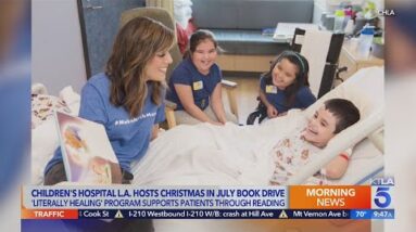 Children's Hospital L.A. kicks off Christmas in July book drive