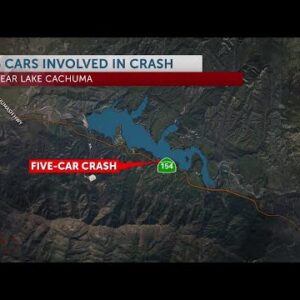 Crews respond to five-car traffic accident on Highway 154