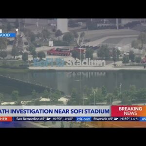 Crews search lake outside SoFi Stadium for possible body