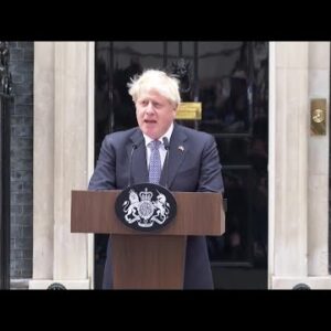Embattled UK Prime Minister Boris Johnson agrees to resign