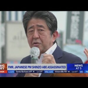Former Prime Minister Shinzo Abe assassinated