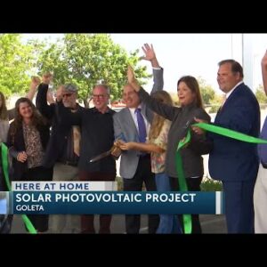 Goleta unveils first solar photovoltaic project at city hall