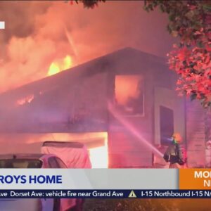 Grand Terrace home destroyed by fire on Fourth of July