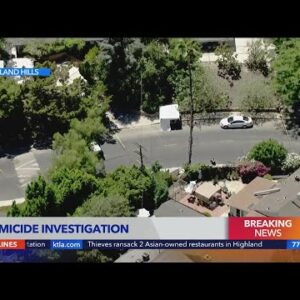 Homicide investigation underway in Woodland Hills