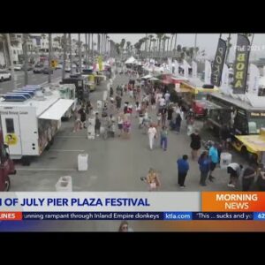 Huntington Beach Fourth of July Pier Plaza Festival underway