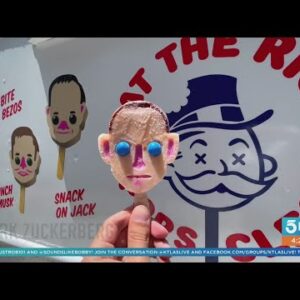 Ice cream pop-up wants you to 'Eat the Rich'