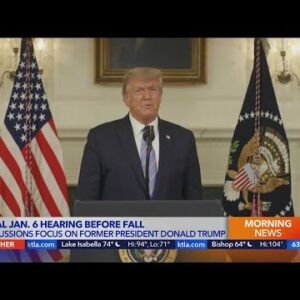 Jan. 6 hearing focuses on former President Trump