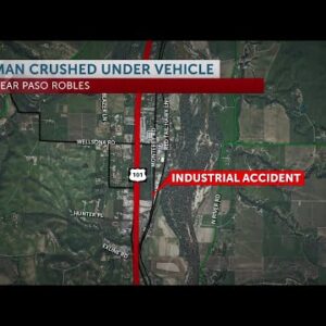 Man fatally crushed after industrial accident near Paso Robles