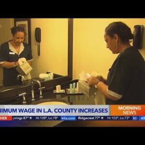 Minimum wage in L.A. County increases