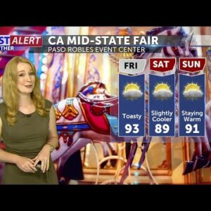 Muggy conditions will make outdoor events feel extra warm this weekend