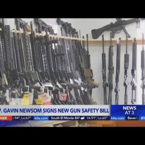 Newsom signs new gun safety bill