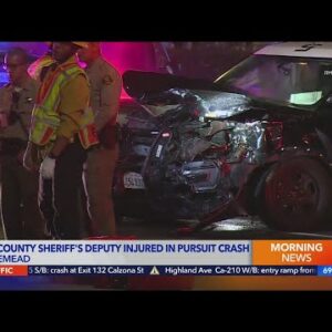 LASD deputy injured in crash while pursuing suspect later killed by Pasadena police