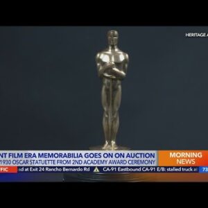 Rare Oscar and silent film memorabilia go on auction