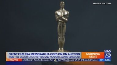 Rare Oscar and silent film memorabilia go on auction