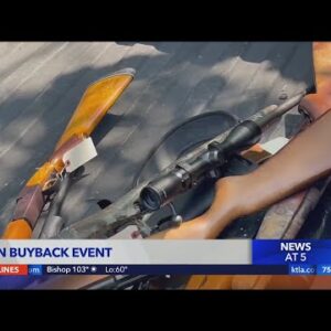 Santa Ana police hold gun buyback event