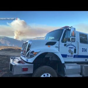 Santa Barbara County Fire crews send aid to Electra Fire
