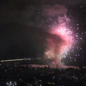 Santa Barbara's waterfront Fourth of July firework show finale 2022
