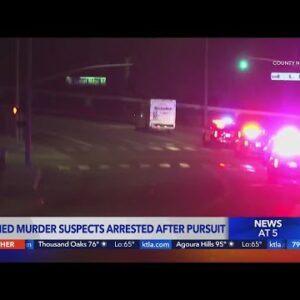 Suspects arrested after leading police on pursuit in U-Haul
