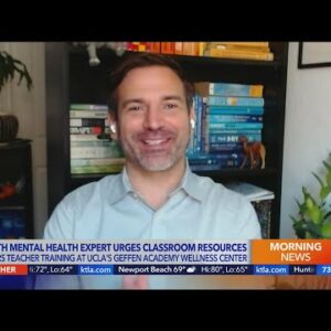 Teen mental health expert Ross Szabo advocates classroom training