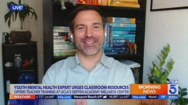 Teen mental health expert Ross Szabo advocates classroom training