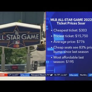 Ticket prices soar for MLB All-Star Game at Dodger Stadium
