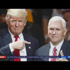 Trump, Pence appear at dueling rallies with differing messages