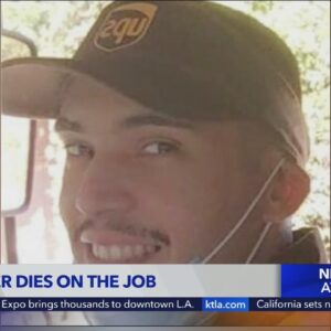 UPS driver dies in Pasadena, possibly due to heat