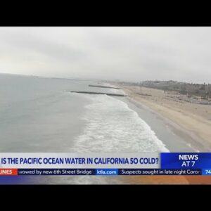 What keeps CA ocean water so cold?