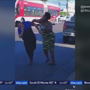 Woman angry over burrito attacks street vendor in south L.A.