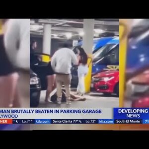 Woman beaten in Hollywood parking garage