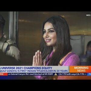 Miss Universe Harnaaz Sandhu of India champions equity for women and girls
