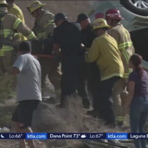 1 dead in Victorville 4-car crash