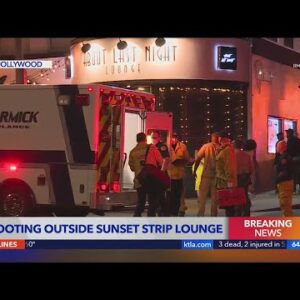1 shot at night club on West Hollywood's Sunset Strip; 1 in custody