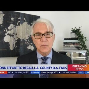 2nd effort to recall L.A. County DA fails